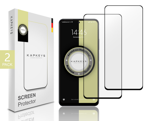 Kapkeys 2x Stück Panzerglas für Xiaomi Redmi 12